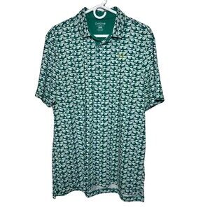 Good Good Polo Shirt Men's Large Green Golf Short Sleeve Performance
